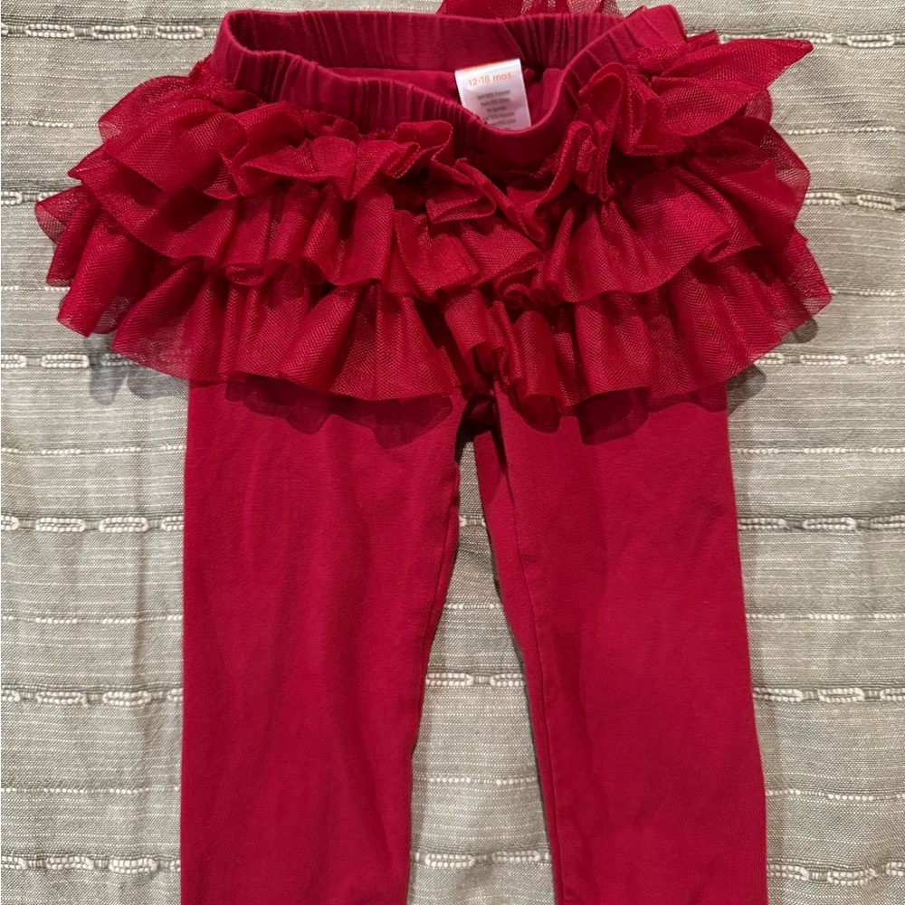 Gymboree Cherry Ruffle Leggings